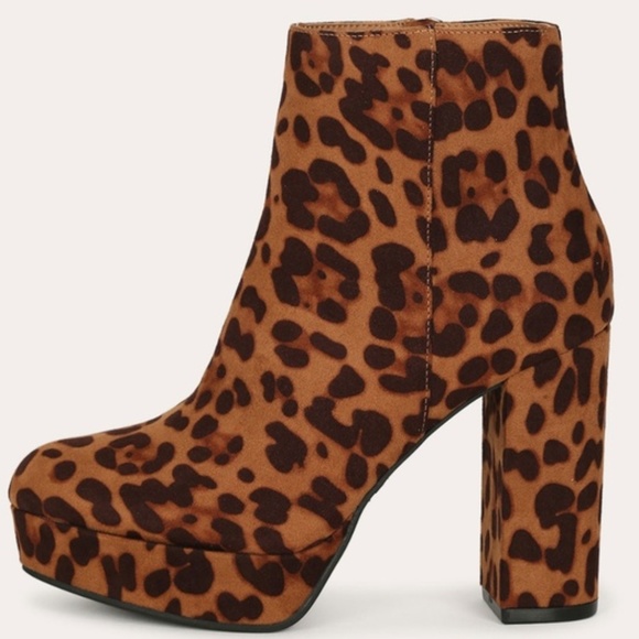 BAMBOO Shoes - Bamboo Cheetah Platform Bootie